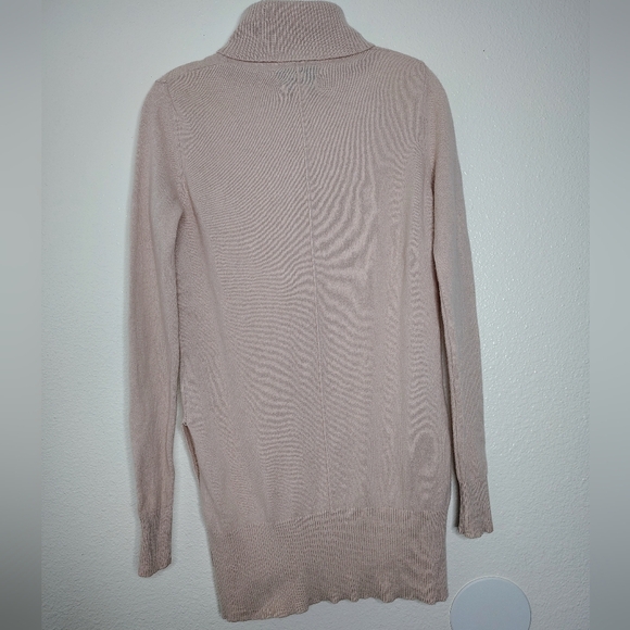 Nanette Lepore Women's Turtleneck Sweater - Light Pink 100% Cashmere Sz Small - Picture 7 of 13